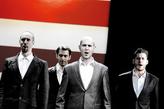 “The Characters in the Play Are Wearing a Double Cockade.”