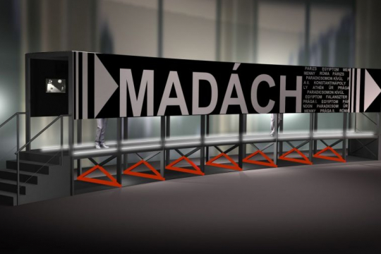 Madách200, an installation by the Hungarian Theatre Museum and Institute