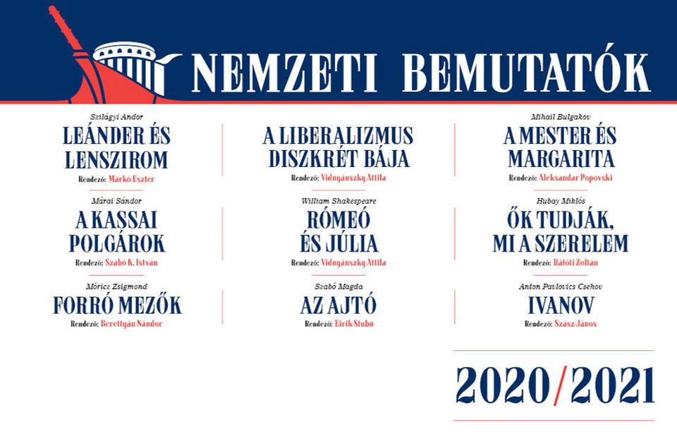 A 2020/2021-es ÉVAD BEMUTATÓI 		